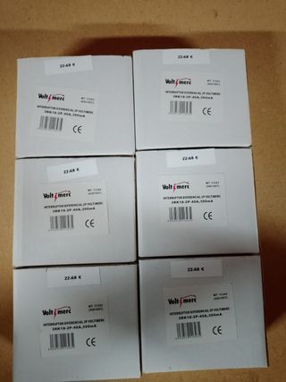 6 Interruptores Diferenciales para Fernando