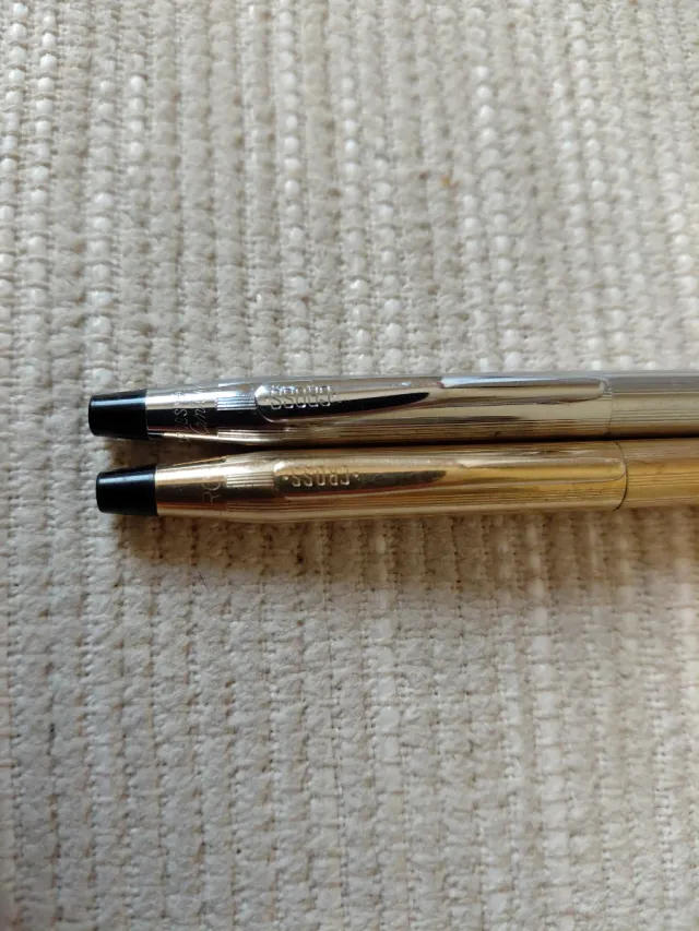 Penne Cross dorate e argentate