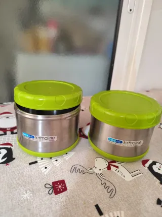 Termo comida bebé 2 compartimentos.