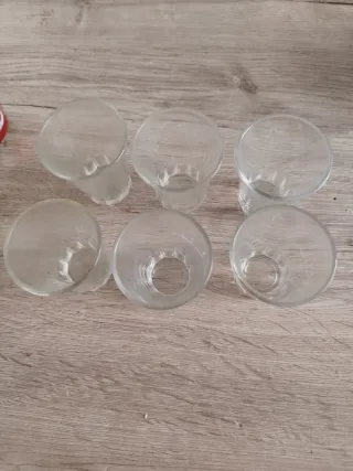 6 Bicchierini Duralex Vetro Trasparente