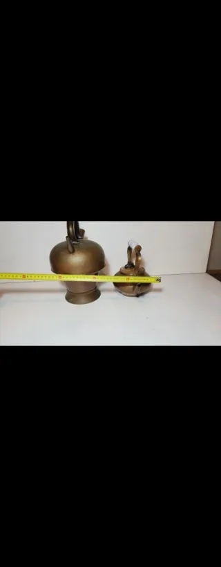 Antiche teiere in ottone e rame vintage orientali