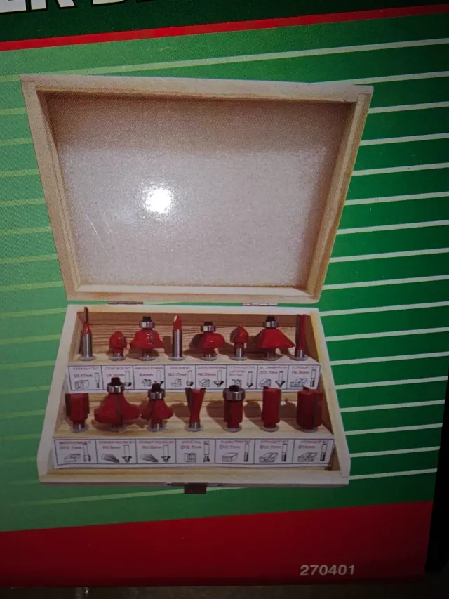 Caja de fresas para madera