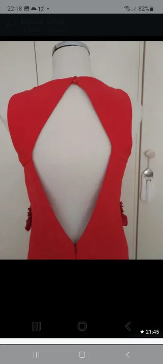 Vestido de fiesta rojo