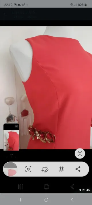 Vestido de fiesta rojo