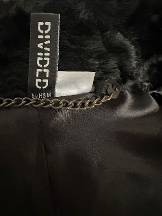 Pelliccia sintetica H&M Divided nera