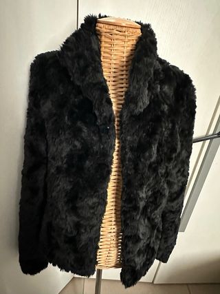 Pelliccia sintetica H&M Divided nera