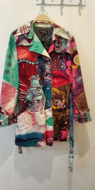 Abrigo Custo Barcelona Multicolor Talla Única