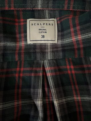 Camisa Scalpers cuadros talla 38 SCALPERS .
