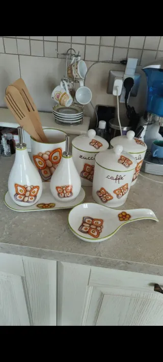 Set Thun Ceramica Farfalle