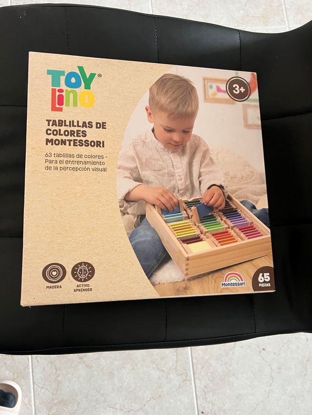 Tablillas Colores Montessori Toy Lino