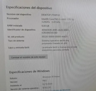 PC sobremesa OWLOTECH  i5