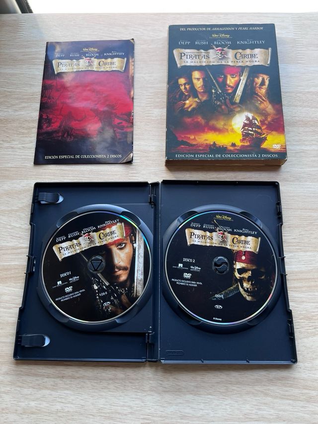 Piratas del Caribe DVD Colección 1, 2 y 3