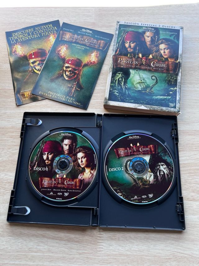 Piratas del Caribe DVD Colección 1, 2 y 3