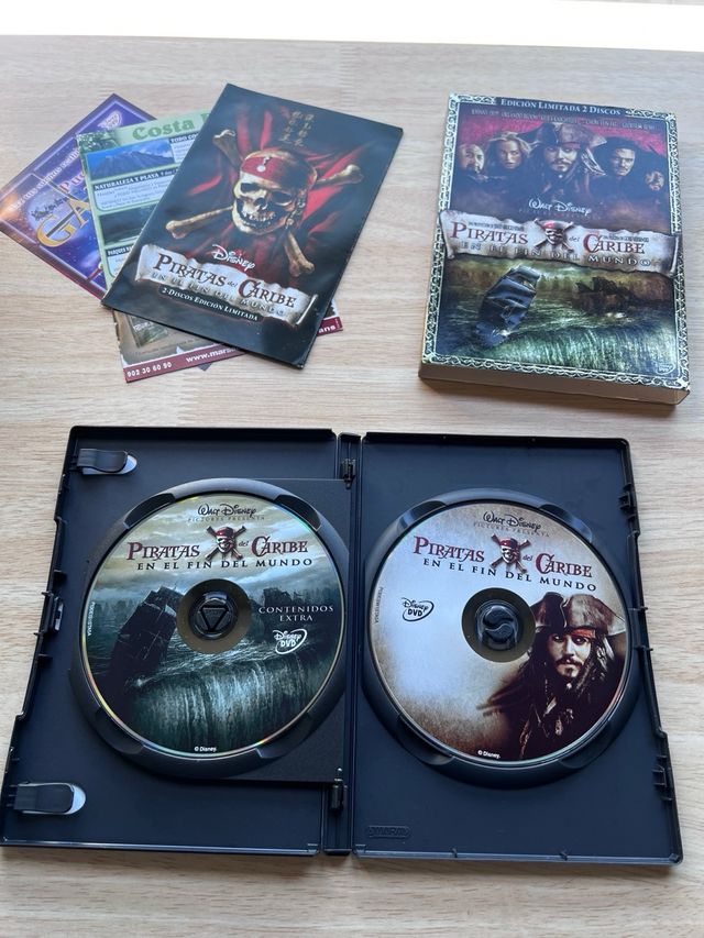 Piratas del Caribe DVD Colección 1, 2 y 3