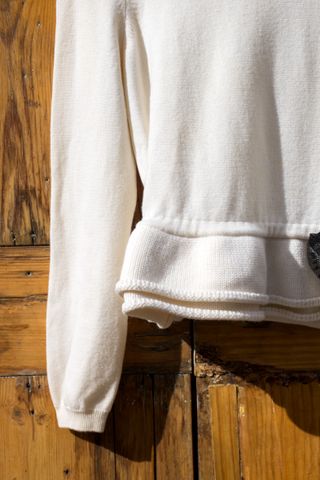 Jersey Red Valentino blanco manga larga