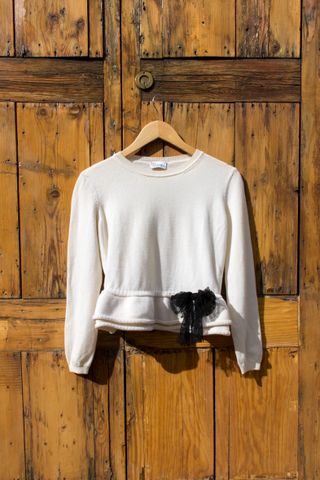 Jersey Red Valentino blanco manga larga