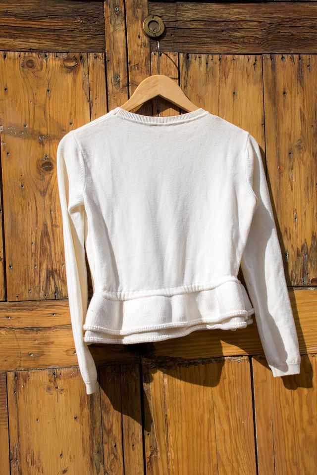 Jersey Red Valentino blanco manga larga