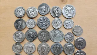 Lote 45 Monedas Denarios Romanos