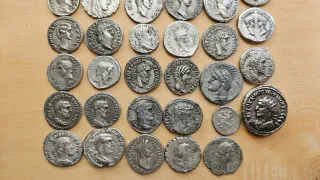 Lote 45 Monedas Denarios Romanos