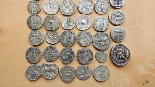 Lote 45 Monedas Denarios Romanos