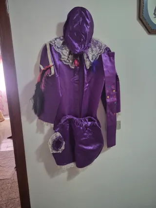 Disfraz Carnaval Morado Talla Única