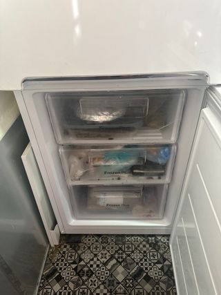 Nevera Combi Daewoo Blanca