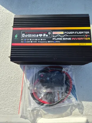 Inversor de Corriente Pura Onda Senoidal 12V a 220