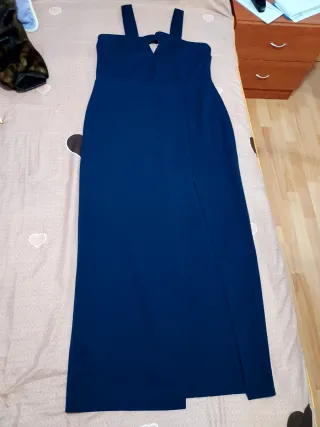 Vestido fiesta azul marino talla 44, mono de fiest