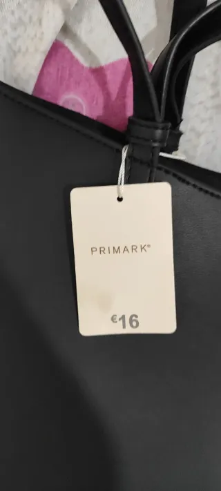 Borsa  Primark nera nuova con cartellino