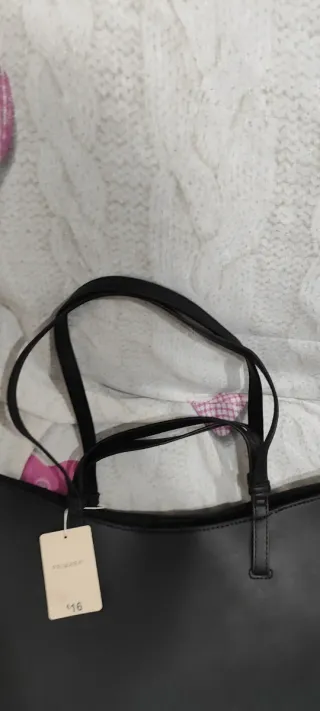 Borsa  Primark nera nuova con cartellino
