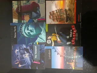 15 Libros Inglés Nivel 1 y 2 con CD Audio 9 libros