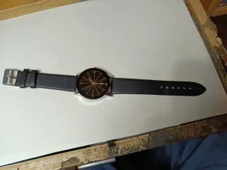 Reloj Cuarzo Mujer/Hombre Negro/Plata,espectacula