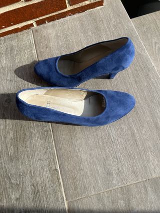 Zapatos de tacón azules OTTO talla 41