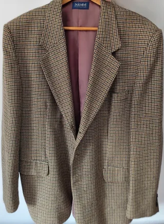 Chaqueta de pata de gallo.