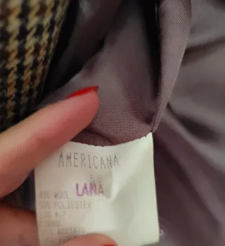 Chaqueta de pata de gallo.