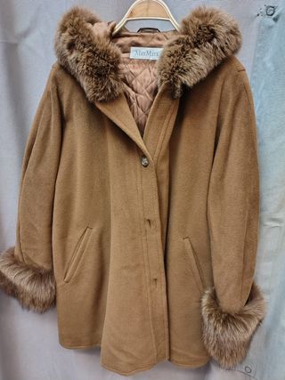 Abrigo Max Mara Lana Virgen y Cashmere