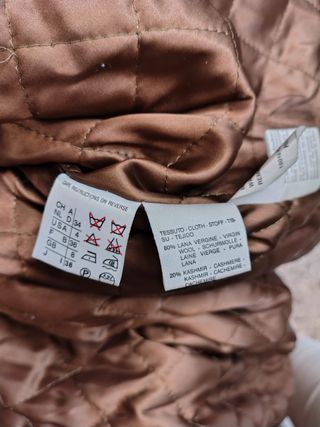 Abrigo Max Mara Lana Virgen y Cashmere