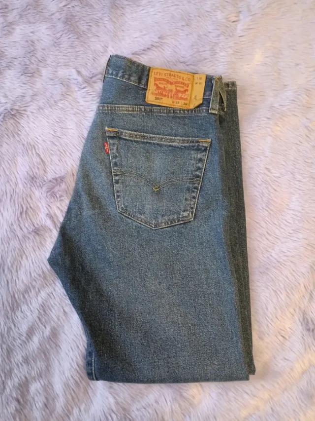Levi's 501 Original W33 L30 Jeans. De Hombre.