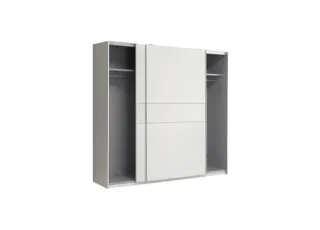 Armadio con porte scorrevoli 200x209cm bianco