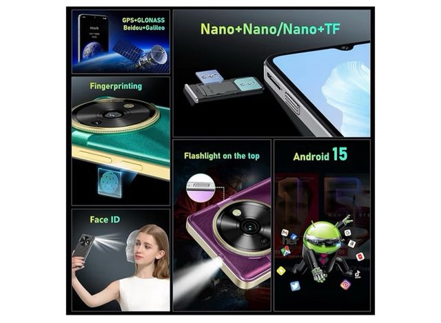 Oukitel C59 Móvil 16GB RAM + 128GB ROM