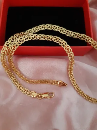 Cadena chapada en oro 750 ITALY 45cm