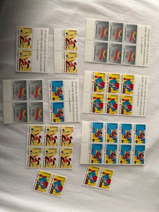 Sellos Barcelona 92 - Lotes y Parejas