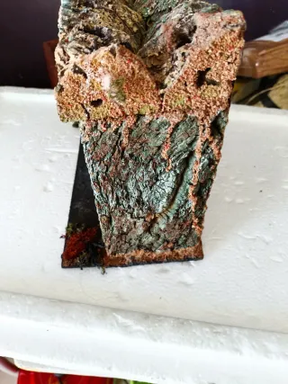 Capanna presepe in sughero.