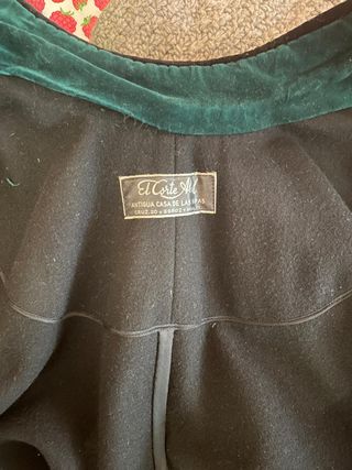 Capa Española El Corte Abel Negra Talla Única