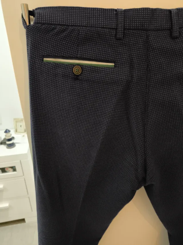 Pantalón vestir El Ganso azul marino