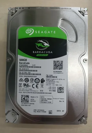 Disco Duro Seagate Barracuda 500GB HDD