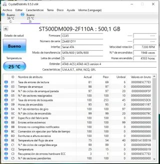 Disco Duro Seagate Barracuda 500GB HDD