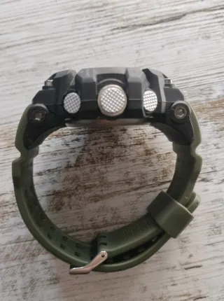 Reloj Smael Digital Negro y Verde