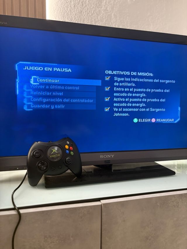 Xbox Clásica Negra + Mando