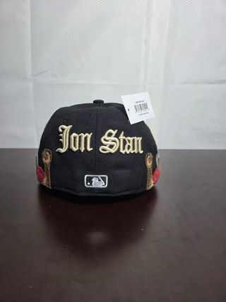 Gorra New Era NY Negra con Detalles Beige